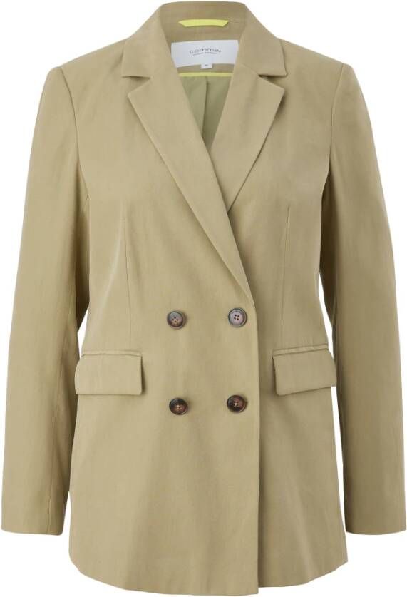 comma Blazerjas Groen Dames
