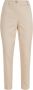 Comma Straight Trousers Beige Dames - Thumbnail 4