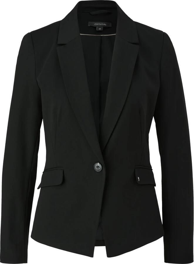 Comma Elegante Blazer met Blousestijl Black Dames - Foto 10