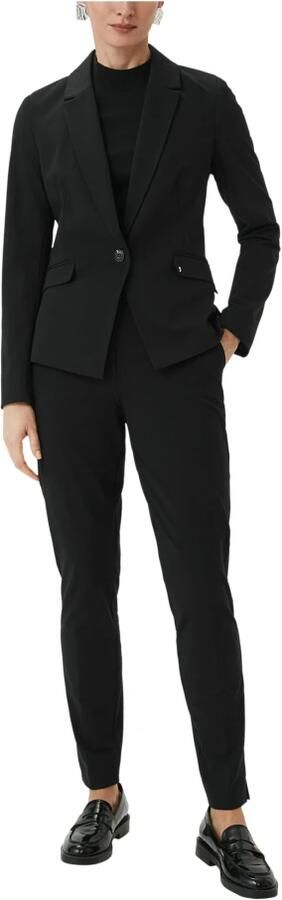 Comma Elegante Blazer met Blousestijl Black Dames - Foto 9