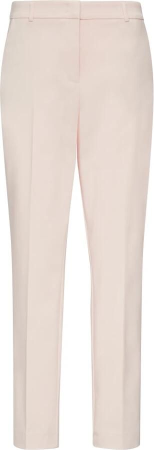 Comma Elastische Sigarettenbroek met Plooi Pink Dames - Foto 7