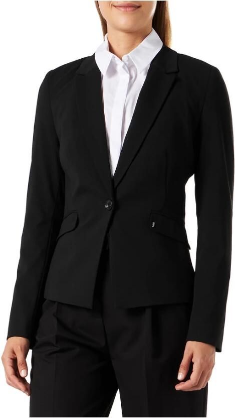 Comma Elegante Blazer met Blousestijl Black Dames - Foto 7
