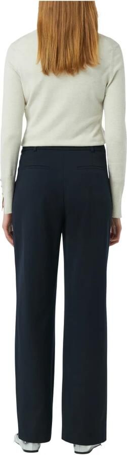 Comma Elegante Marlenebroek met zakken en ceintuurlussen Blue Dames - Foto 3