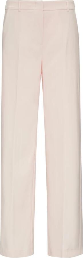 Comma Elegante Wijde Pijp Broek Pink Dames - Foto 4