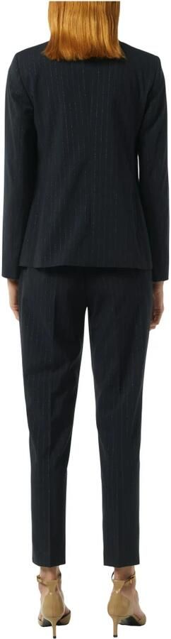 Comma Regular fit blazer met knoopsluiting en paspelzakken - Foto 3