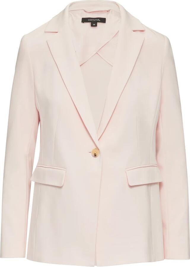 Comma Getailleerde blazer met klepzakken Pink Dames - Foto 4