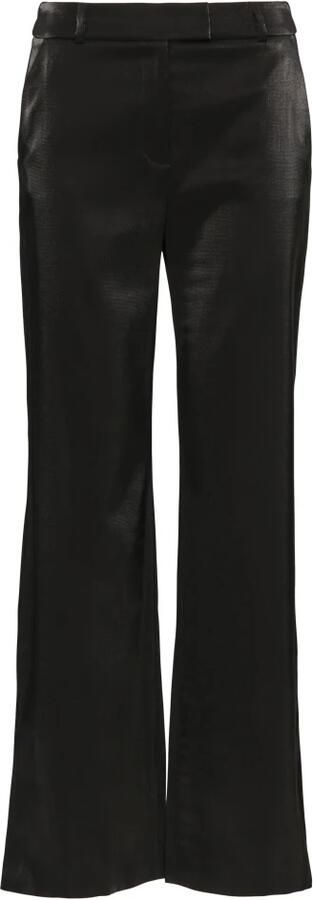 Comma Glanzende Marlene Stijl Slang Black Dames