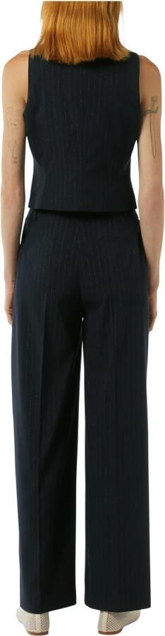 Comma Glitterende Indoor Vest Blue Dames - Foto 3