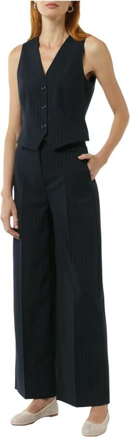 Comma Glitterende Indoor Vest Blue Dames - Foto 2