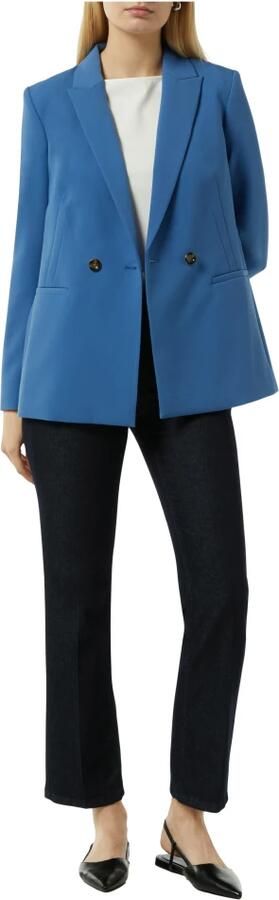 Comma Lichte Twill Blazer Regular Fit Blue Dames - Foto 2
