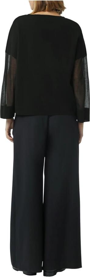 Comma Relaxed Fit Lichtgewicht Gebreide Trui Black Dames - Foto 5