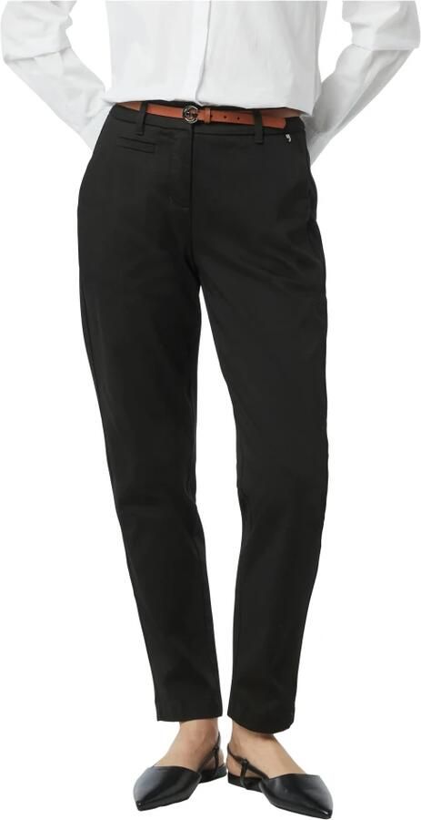 Comma Slim Fit 7 8-Lengte Broek Black Dames