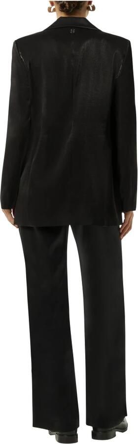 Comma Stijlvolle Blazer met Oplopende Reverskraag Black Dames - Foto 3