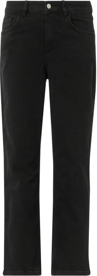 Comma Straight-Leg Katoen Stretch Jeans Black Dames - Foto 3