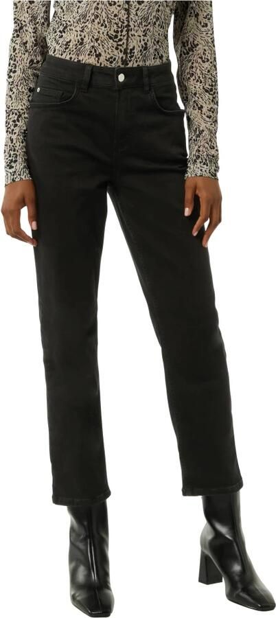 Comma Straight-Leg Katoen Stretch Jeans Black Dames - Foto 4