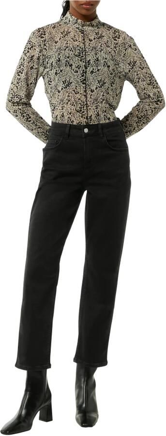 Comma Straight-Leg Katoen Stretch Jeans Black Dames - Foto 5