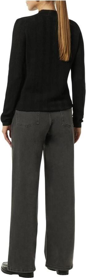 Comma Gebreide pullover van viscosemix met broderie anglaise - Foto 5