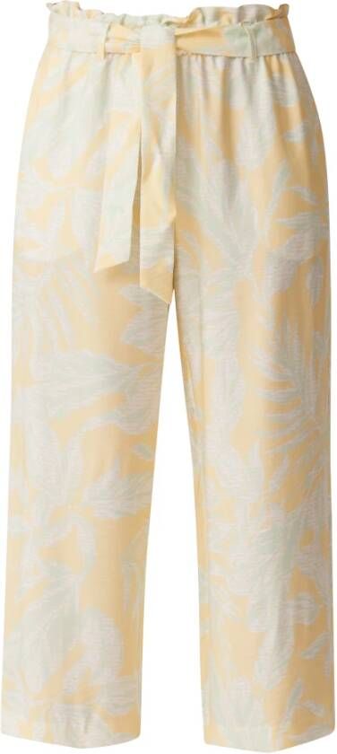 comma Cropped Trousers Meerkleurig Dames