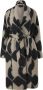 Comma Outdoor Wollen Jas Beige Dames - Thumbnail 2