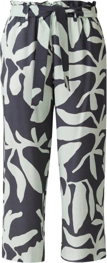 Comma Wide Trousers Meerkleurig Dames