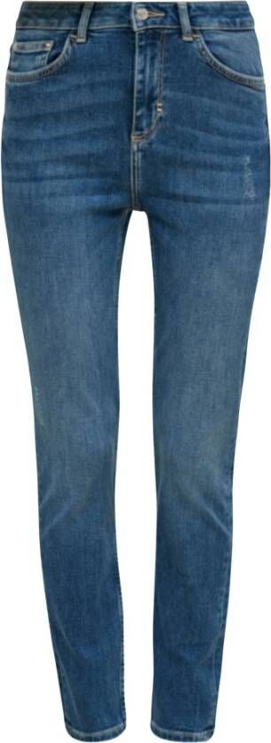 Comma Skinny jeans Blauw Dames