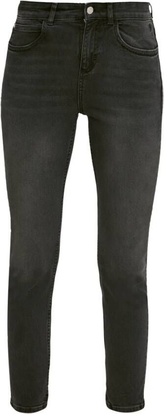 Comma Casual Identity Skinny fit jeans met knoopsluiting