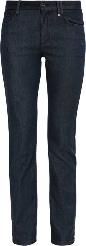 Comma Slimfit-jeans Blauw Dames