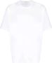 Comme des Garçons Wit Katoenen Crewneck T-shirt met Logo Print White Heren - Thumbnail 2
