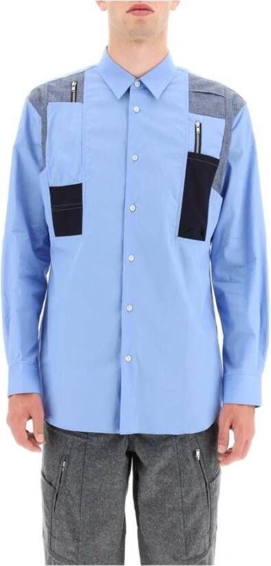Comme des Garçons Comme Des Garcons Overhemd Men's Overhemd Blauw Heren
