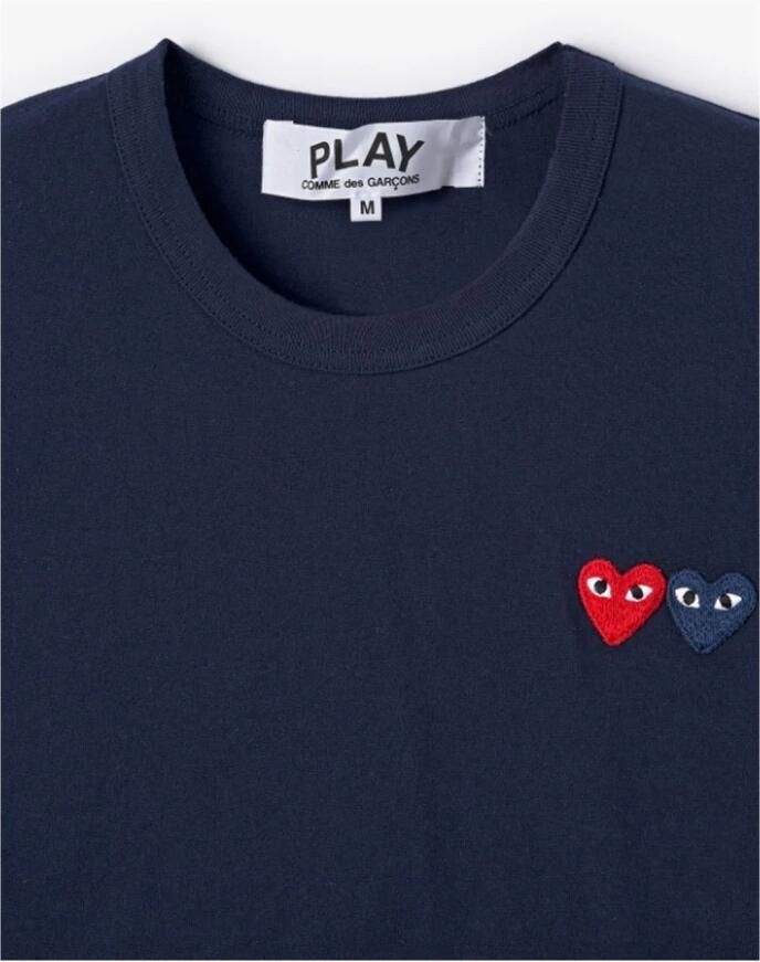 Comme des Garçons Play T-shirt Blauw Heren - Foto 3