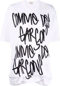 Comme des Garçons Comme des Garcons T-shirts and Polos White Wit Dames
