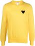 Comme des Garçons Heren Crewneck Sweatshirt van Wolmix Yellow Heren - Thumbnail 1