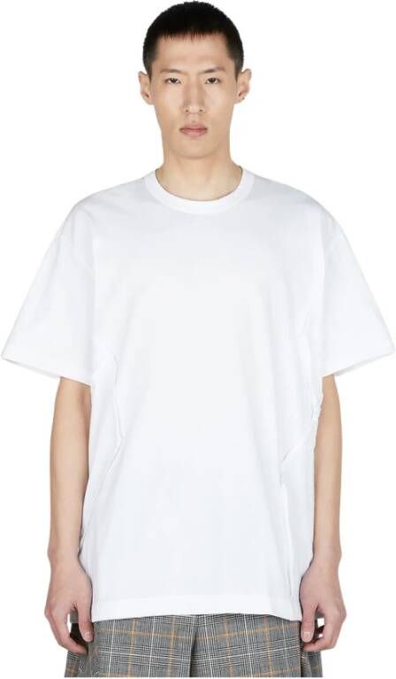 Comme des Garçons Klassieke Crewneck T-shirt White Heren