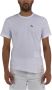 Comme des Garçons Asymmetrisch T-shirt uit de Comme Des Garcons Shirt X Lacoste Collectie Asymmetrisch T-shirt van Lacoste samenwerking Black Gray White Heren - Thumbnail 8