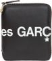 Comme des Garçons Logo-gedrukte portemonnee Zwart Unisex - Thumbnail 1