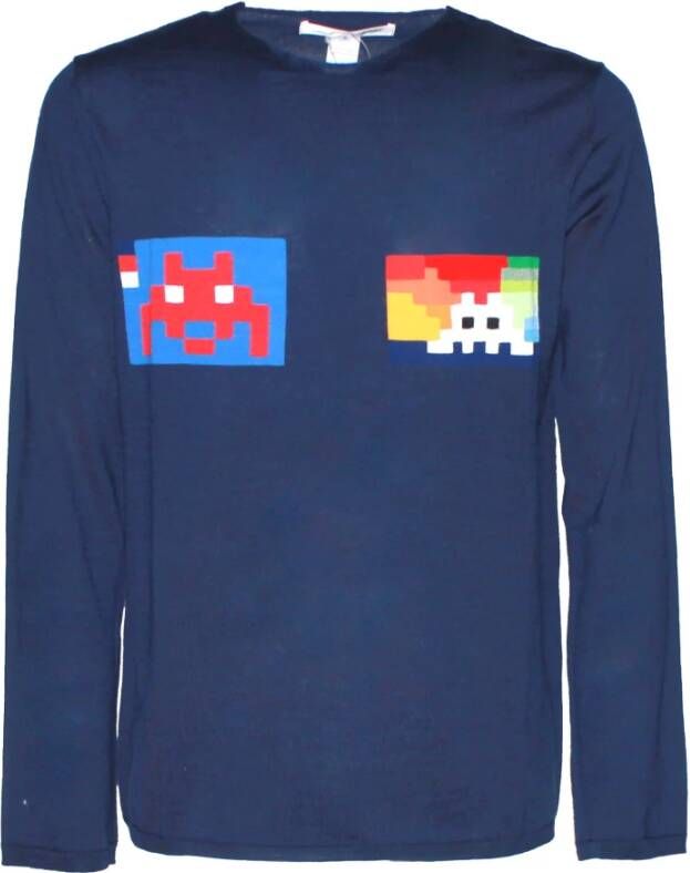 Comme des Garçons Long Sleeve Tops Blauw Heren
