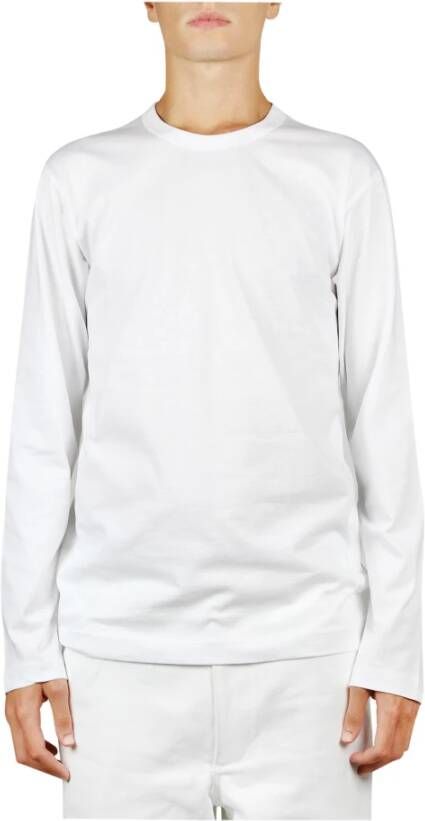 Comme des Garçons LS Logo Print Longsleeve T-shirt White Heren