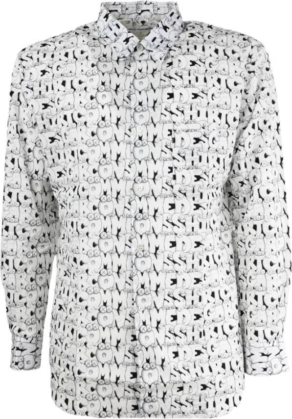 Comme des Garçons Overhemd Art Fhb029 1 100% Katoen White Heren