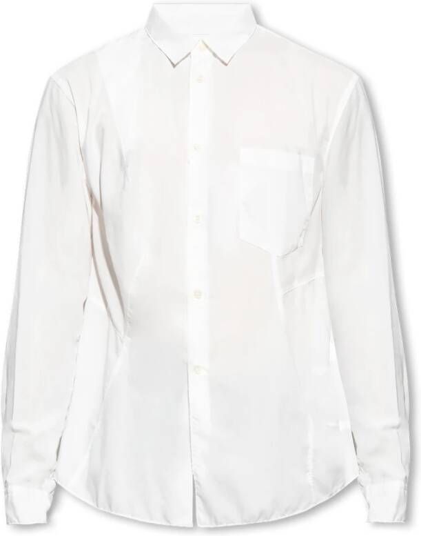 Comme des Garçons Overhemd met zak White Heren
