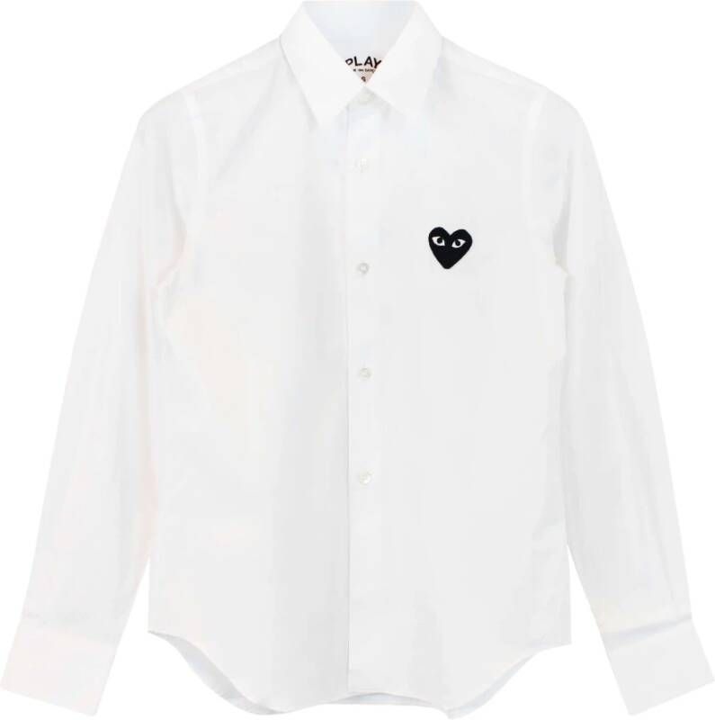 Comme des Garçons Play Classic Heart Shirt Wit Dames