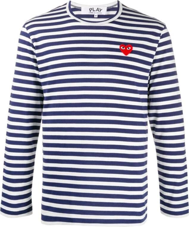 Comme des Garçons Play Comme DES Garcons Play T-shirts and Polos Blauw Heren