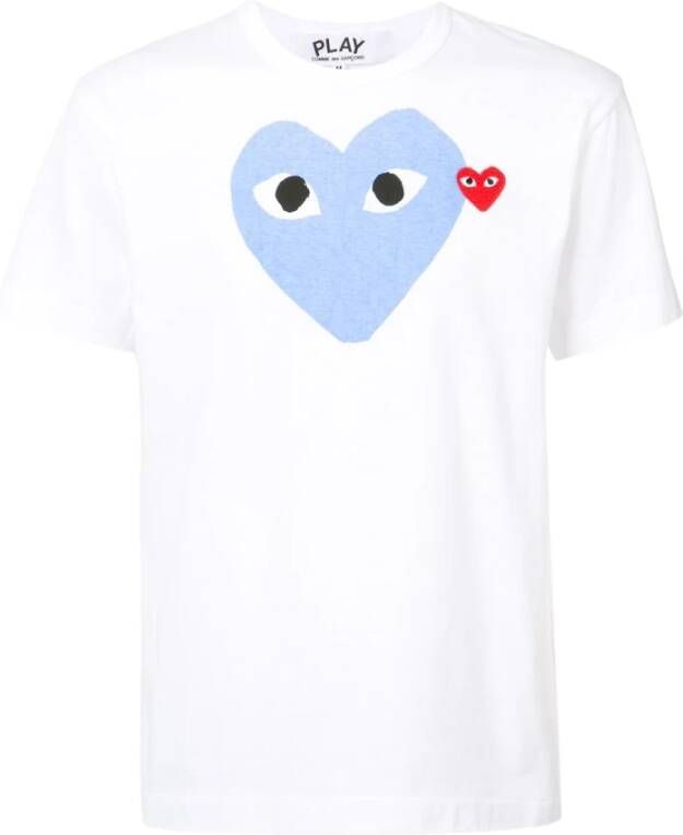 Comme des Garçons Play Comme DES Garcons Play T-shirts and Polos White Wit Heren