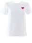 Comme des Garçons Play Logo T-shirt White Dames - Thumbnail 1