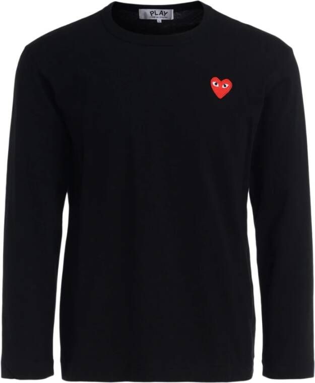 Comme des Garçons Play Long Sleeve Tops Zwart Heren