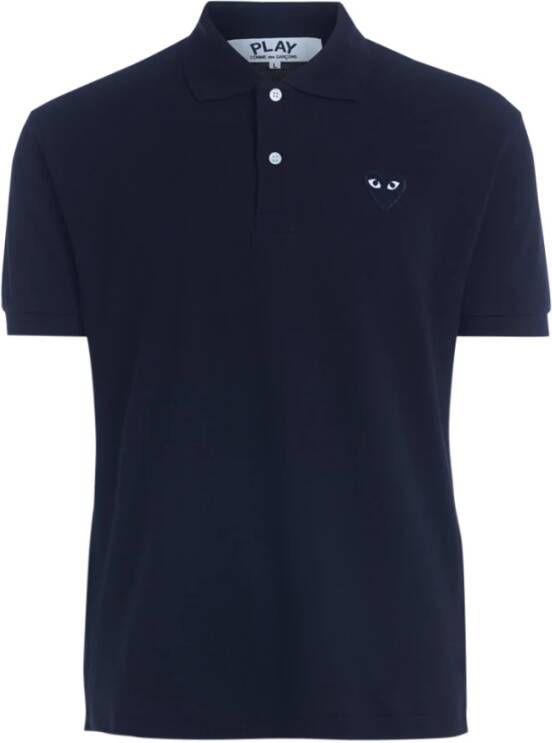 Comme des Garçons Play Poloshirt Zwart Heren