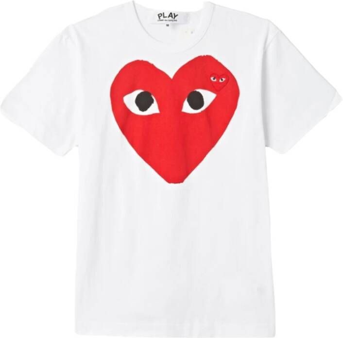 Comme des Garçons Play T-Shirt Wit Heren