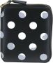 Comme des Garçons Polka Dot Rits Portemonnee Zwart Unisex - Thumbnail 1