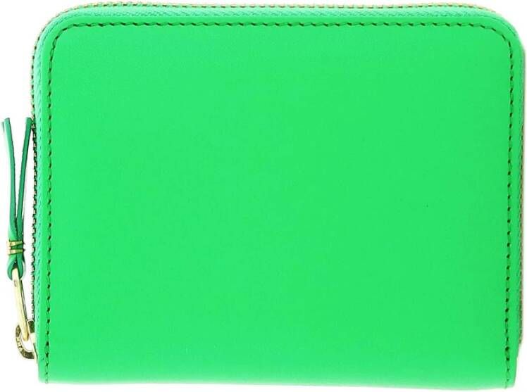 Comme des Garçons Comme des garcons wallet leather zip cardholder Green Dames