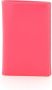 Comme des Garçons Leren Super Fluo Portemonnee met Contrasterend Interieur Pink Green Heren - Thumbnail 1