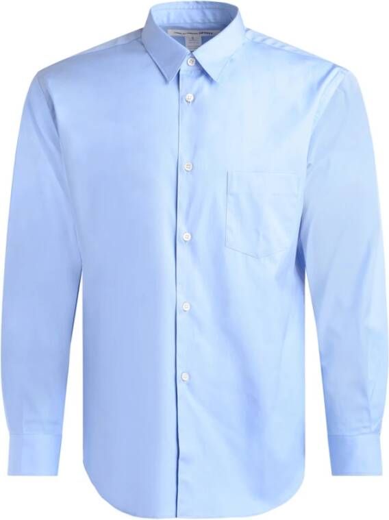 Comme des Garçons Regular Fit Hemelsblauw Overhemd Blauw Heren